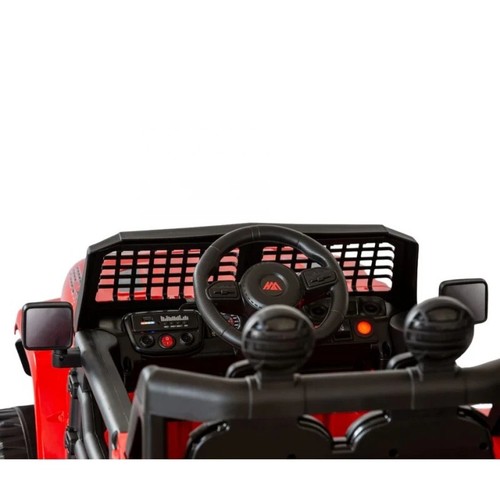 Lenoxx Jeep Inspired Design Kids Electric Ride On Toy - Red - Picture 5 of 5