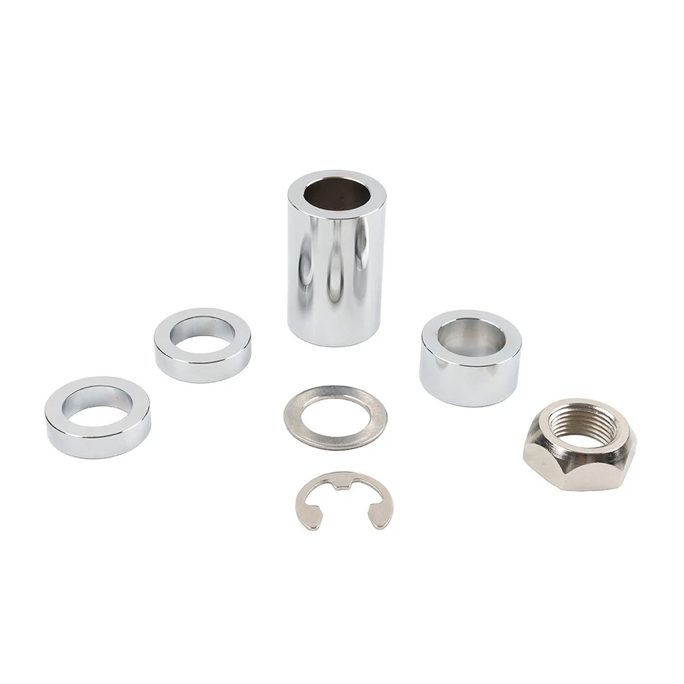 Motorcycle Rear Axle Nut Spacer Kit For Harley Softail FLST FSXT 2008+ Foto 4 de 4