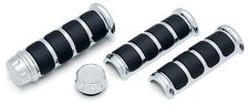 Kuryakyn 6780 ISO Chrome Grips for Heated Grips