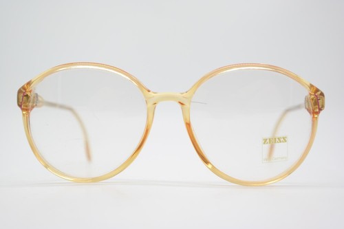 Vintage Brille Zeiss 3202 Braun Oval Brillengestell eyeglasses - Bild 1 von 6