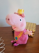 8" Peppa Pig Princess Fairy Ty Beanie Baby Plush 