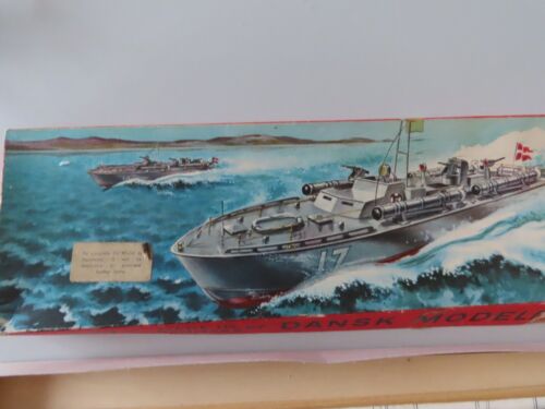 Kit Modelo Madera Balsa Barco Torpedero Motor MTB-17 De Colección por Dansk DMI, Envío Segunda Guerra Mundial - Imagen 3 de 7