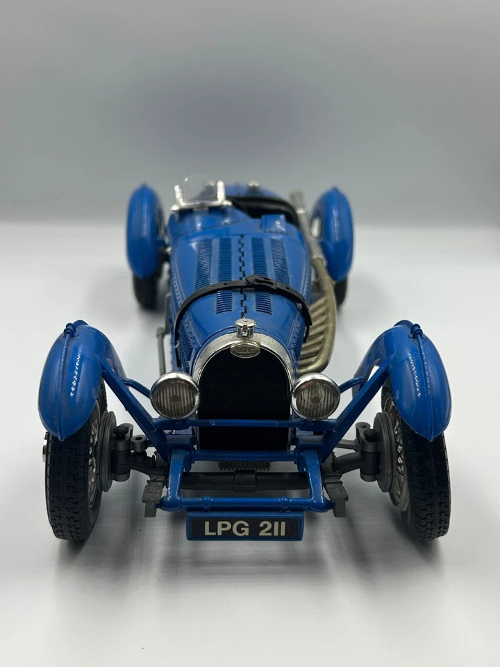 MODELLINO AUTO-BUGATTI TYPE "59" (1934)-SCALA 1 :18 BURAGO-MADE IN ITALY - Immagine 3 di 4