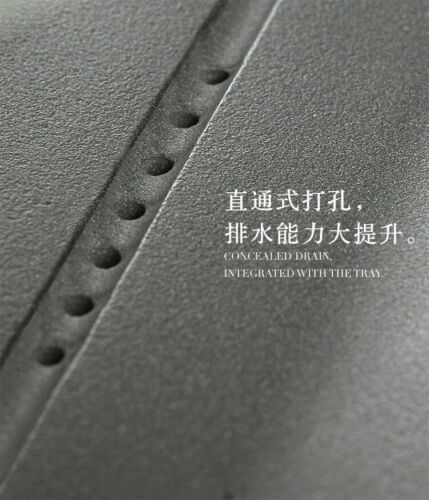 Fast Shipping Complete Stone Tea Tray For Tea Set Chinese Character Carved Large - Picture 6 of 12