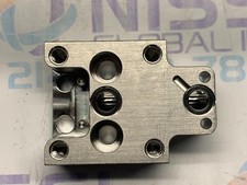  HYTRON 2-Way Stainless Steel 1/4" Seat Pneumatic Manifold Block 220-32205-000