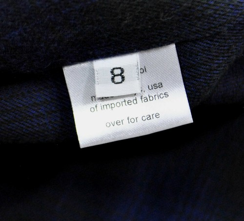 Chaqueta Abrigo Corto Convertible Rachel Comey Doble Pecho Talla 8 Med Lana Verde - Imagen 9 de 9