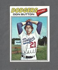 Don Sutton HOF Los Angeles Dodgers 1977 Topps #620