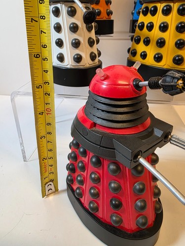 5 x Doctor Who Action Figuren Dalek Konvolut -s orange, rot, blau, weiß, gelb - Bild 2 von 9