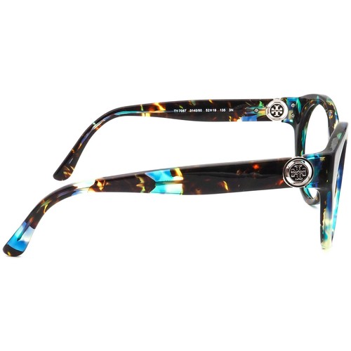 Occhiali da sole Tory Burch solo montatura TY 7087 3145/80 blu confetti occhio di gatto 52 mm - Foto 4 di 6
