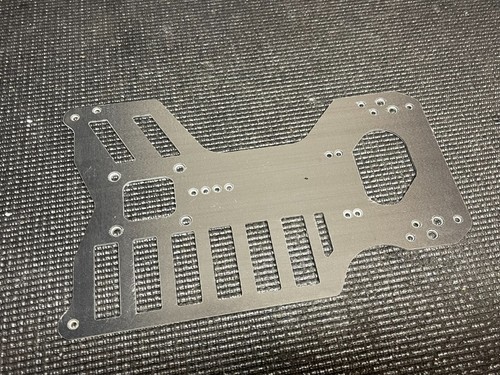 Vintage 1/10 RC ON Road Oval Pan Car Chassis Plate Composite Craft TRC - Picture 2 of 6