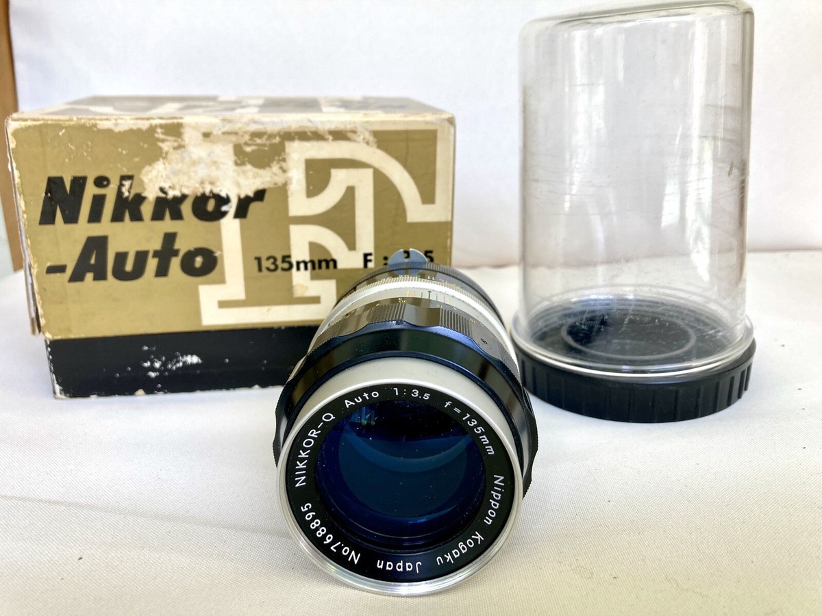 NIKKOR-Q AUTO 1:3.5 f13.5cm (135mm) LENS Nippon Kogaku for