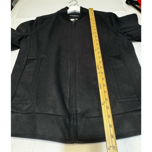 Andrew Marc Men's Jacket Dressy Bomber Style Black Size Small - Picture 7 of 12