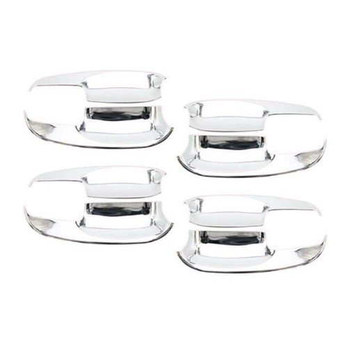 8pcs Chrome Side Door Bowl Cover Trim For Subaru Forester 2013-18 2014 15 16 17 - Foto 3 di 4