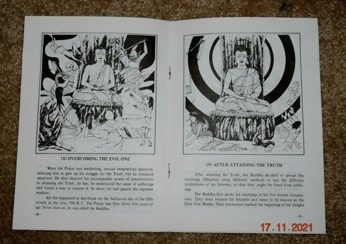 "THE LIFE OF SHAKYAMUNI BUDDHA," B&W Picture Booklet, (5.00" x 7.25"), New - Picture 6 of 10