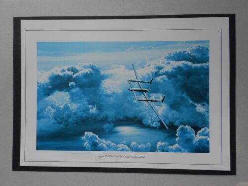MILITARY AVIATION PRINT-   VOYAGER-THE SKIES YIELD BY CRAIG KODERA - Picture 1 of 1
