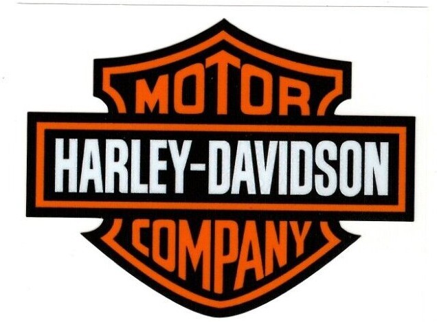 Harley Davidson vinyl sticker | Select Size | Outdoor Durable | bar and shield