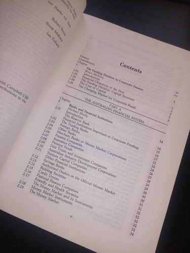 HANDBOOK OF AUSTRALIAN CORPORATE FINANCE 1ST EDITION VINTAGE ECONOMY LAW PB BOOK - Picture 3 of 10