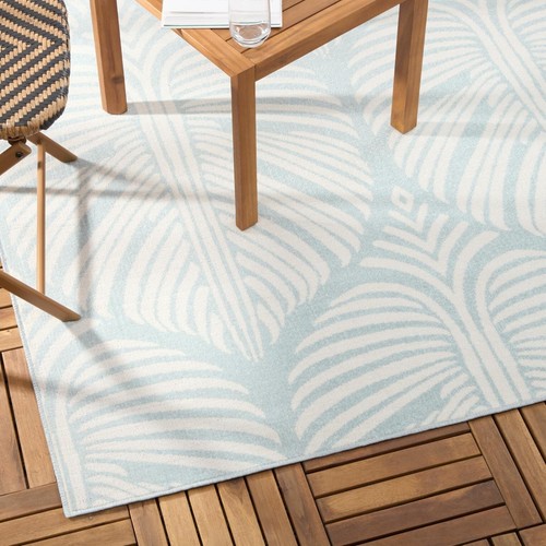 Tommy Bahama Lanai Palm Leaves Indoor Outdoor Area Rug, Leaf Tropical Design,... - Picture 6 of 6