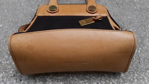 Vintage Dooney & Bourke Cabriolet Tasche Gold - Bild 10 von 10