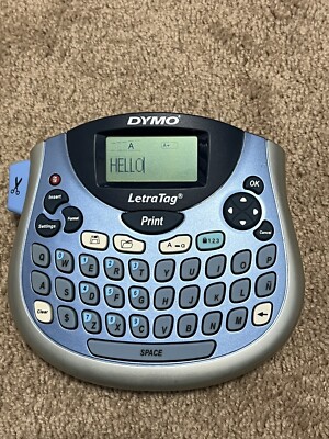 DYMO LetraTag LT-100T Bundle Label Maker Portable With Free Tape Cartridge EUC