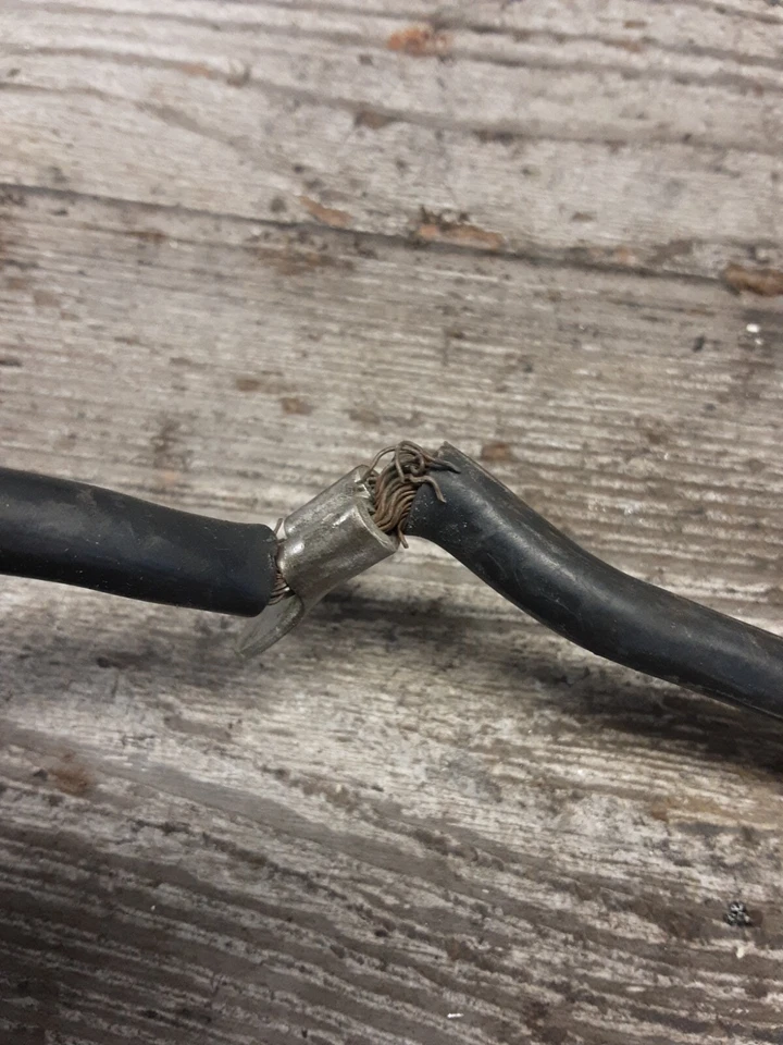 Cable de tierra negativo eléctrico personalizado Honda CB900C CB900 1981 81 80-82 Foto 4 de 4