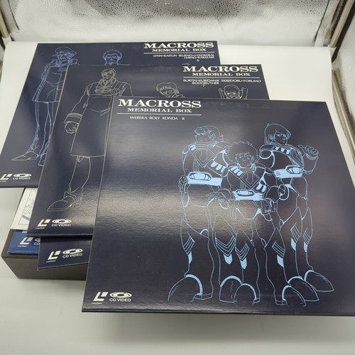 Macross: Super Dimension Fortress Memorial Box Laserdisc BELL-245 JAPANESE Anime - Picture 9 of 10