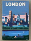 London print iconic buildings Canvas Gallery wrap Printed - 8 x 12 inch modern