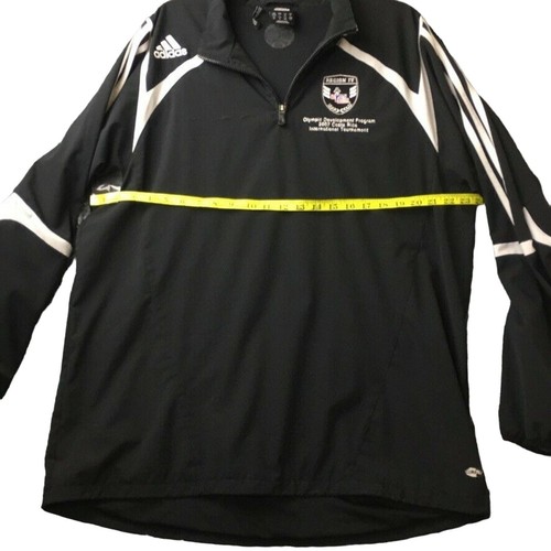 Adidas Herren Clima365 Jacke Gr. L schwarz 1/4 Zip Pullover Olympia Windbreaker - Bild 6 von 12