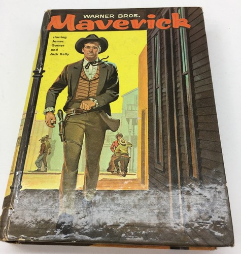 Maverick Charles Coombs HC 1st Ed 1959 Vintage Warner Bros. Collectible