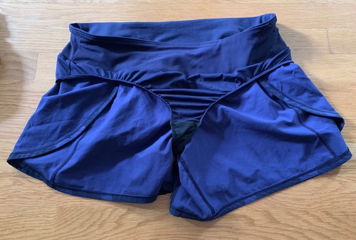 Brooks L Chaser 5" Short Women's Running Bottoms Navy Blue Key Pocket Stretch - Imagen 4 de 4