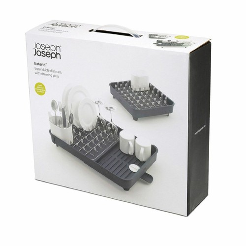 NEW JOSEPH JOSEPH EXTEND EXPANDABLE DISH RACK GREY Dishrack Extendable - Picture 9 of 9