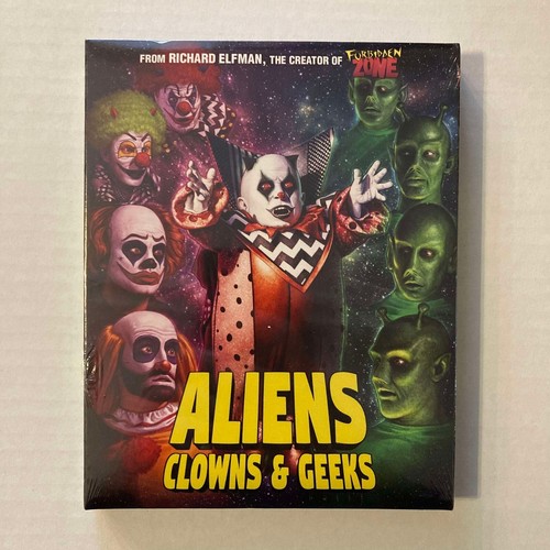 Aliens Clowns & Geeks [Blu-ray] 2022 region free sealed w/ slipcover - Picture 1 of 2
