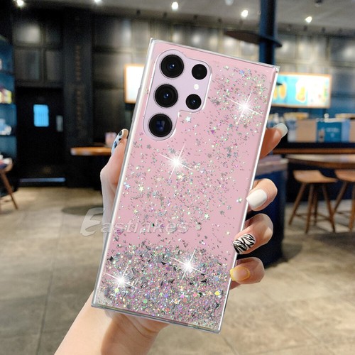 Case For Samsung S25 S23FE S24 S22 S21 Ultra Plus Glitter Clear Shockproof Cover - Picture 10 of 14