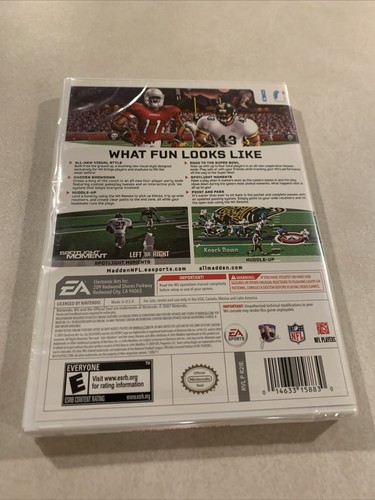 Madden NFL 11 (Nintendo Wii, 2010) Football Spiel Neu Sealed - Bild 4 von 4