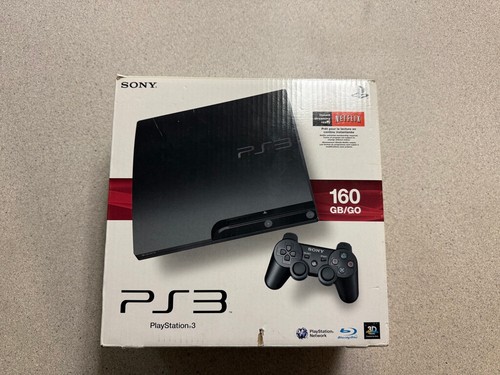 Sony PlayStation 3 160GB Console CECH-3001A in Original Box ~ Tested + 5 GAMES - Picture 2 of 7