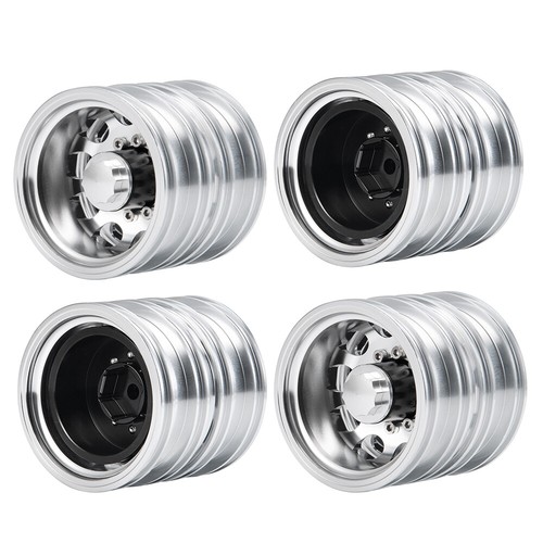 CNC Aluminum Front / Rear Wheel Rim for RC 1:14 Tamiya Tractor Truck - Picture 39 of 61