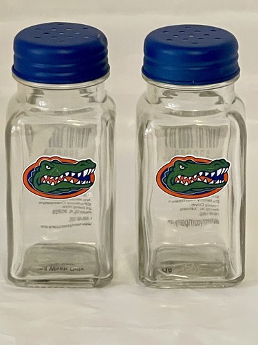 Florida Gators Glass Salt & Pepper Shakers