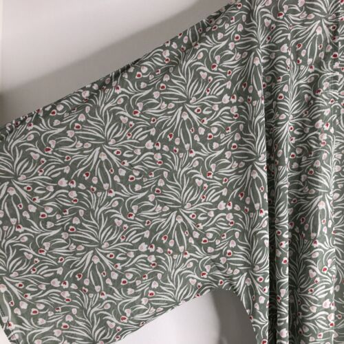 Sonoma Kimono Damen grün zierlich Blumen Gürtel Morgenmantel Floral 0/S One Size Neu mit Etikett NEU - Bild 2 von 6