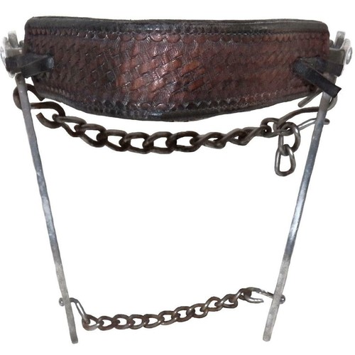 Vintage Sliester Bit USA 40L-2 Shorty 7" Shank Basket Weave Mechanical Hackamore - Picture 7 of 9
