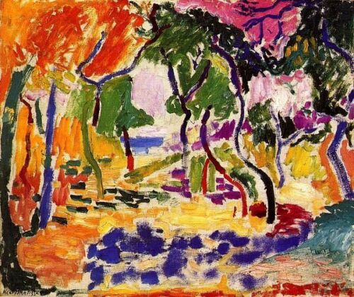 Handmade Oil Painting Reproduce,Countryside at colliour by Henri Matisse HM088 - Picture 1 of 2