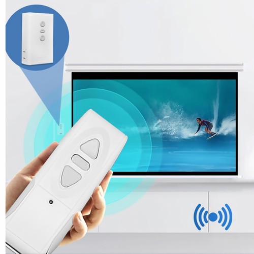 Projector Screen Remote Control RF Remote Curtain Remote Motor Remote w/Battery - Picture 3 of 13