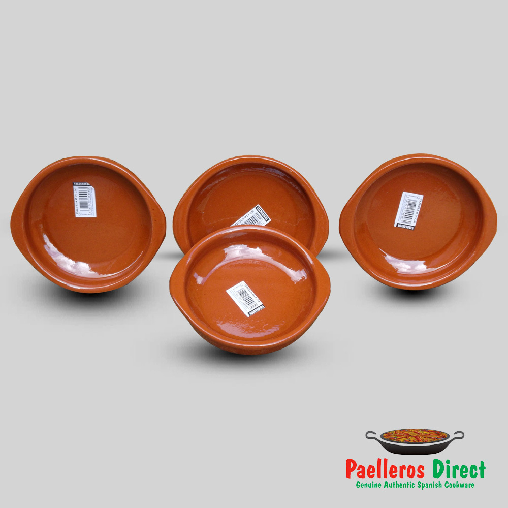 Set of 3 Terracotta Tapas Dish 10+12+14cm