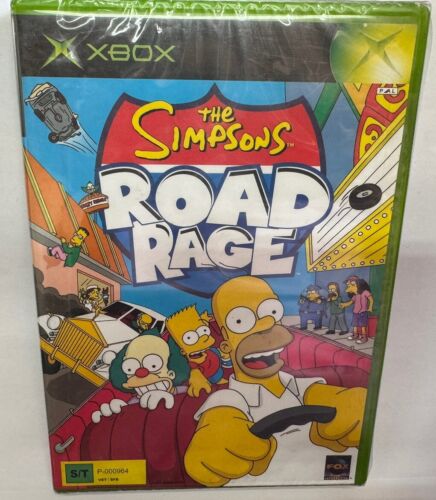 The Simpsons Road Rage i Simpson Xbox Classic Nuovo PAL - Zdjęcie 1 z 2