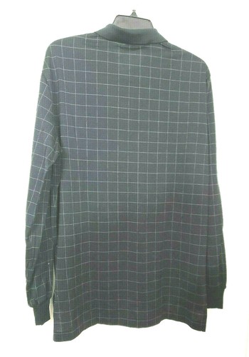 Polo Ralph Lauren Para Hombre L/slv Polo Talla S Azul Gris Cuadros 100% Algodón Nuevo sin Etiquetas - Imagen 7 de 9