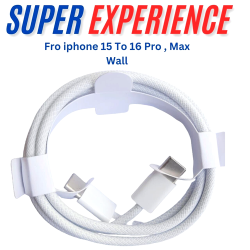 60W USB-C Type C Fast Charging Cable For Apple iphone 15/16/Plus,Pro,Max Wall 1M - Picture 6 of 14
