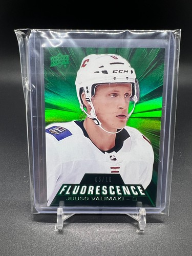 LOT OF 4 2018 Upper Deck Fluorescence Magenta F21 Juuso Valimaki /5 /15 /50 /150 - Picture 6 of 9