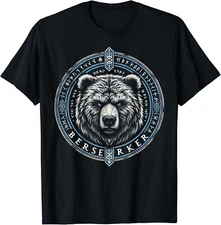 Viking Shirt For Men Viking Berserker Bear Gift Unisex T-Shirt