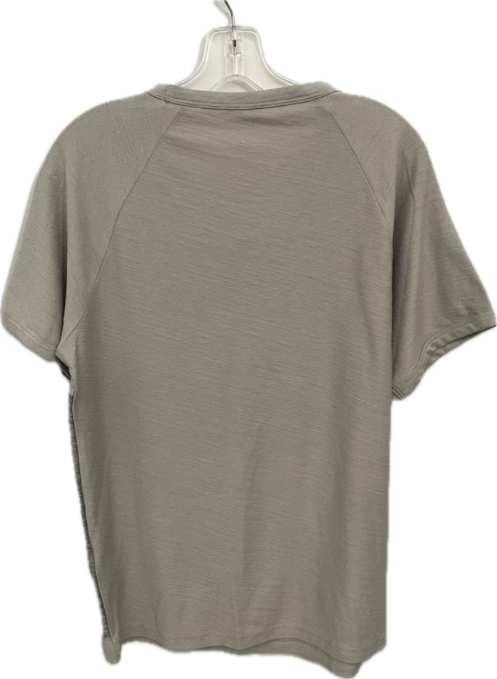 Camiseta tejida INC International beige cuello redondo para hombre talla S Foto 2 de 3