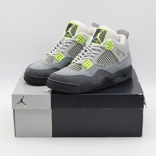 CT5342-007 Nike Air Jordan 4 Retro SE Neon 95 Cool Grey Silver Yellow (Herren)