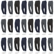 Yacht & Smith 24 Pack Wholesale Mens Jogger Sweatpants, No Pockets,No Drawstring